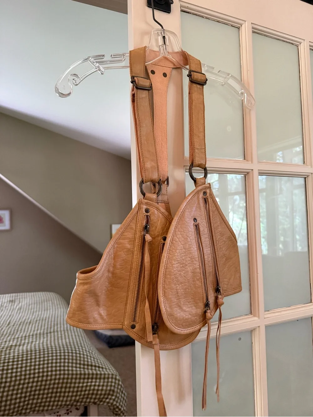 Sold Out Free People Leather Olympia Harness Bag - Picture 3 of 5